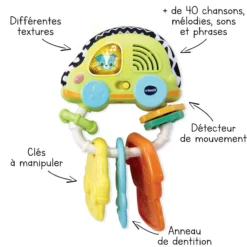 Mon hochet sensoriel clés magiques