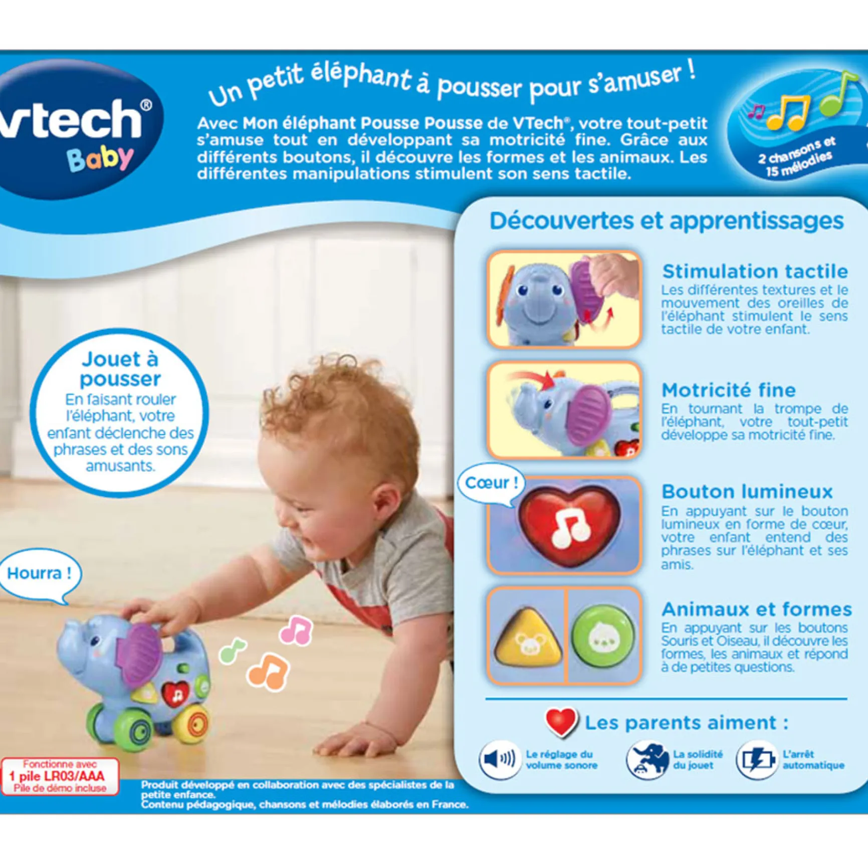 Mon éléphant Pousse Pousse