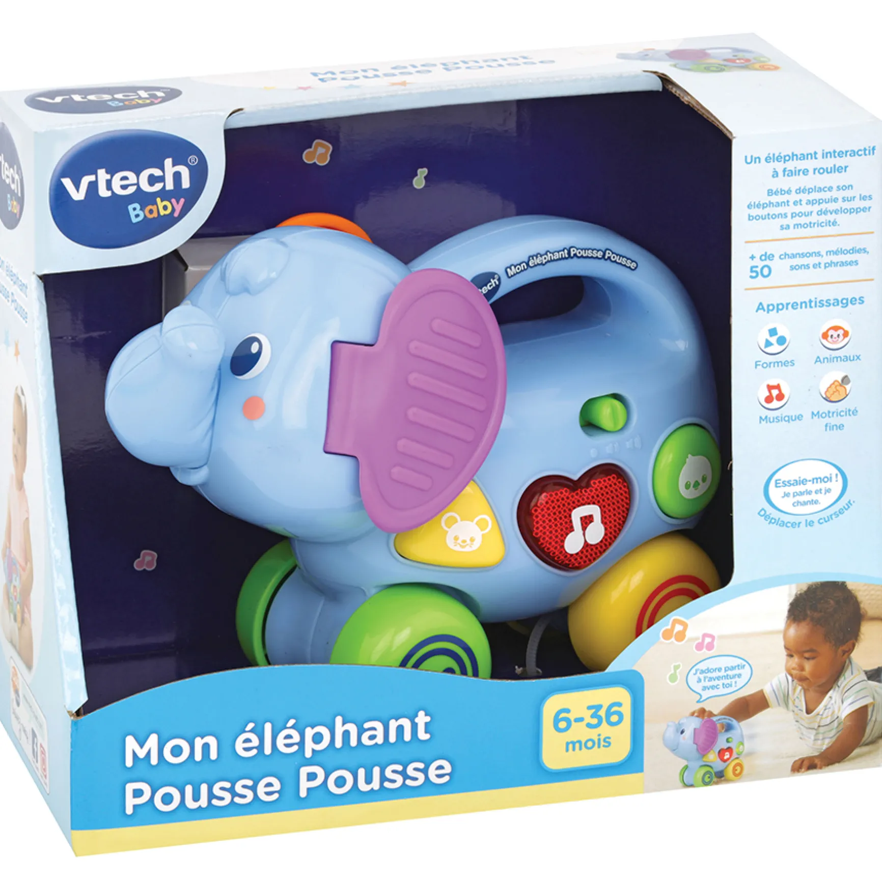 Mon éléphant Pousse Pousse