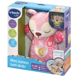 Mon ourson lumi dodo rose