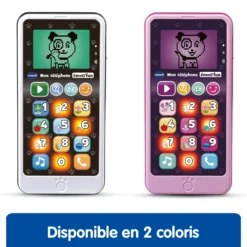Mon téléphone émoti'fun rose