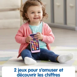 Mon téléphone émoti'fun rose
