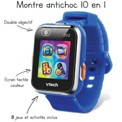 Montre digitale Kidizoom Smartwatch DX2 bleue