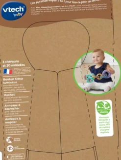 Nino, éléphanteau empilo 3 en 1
