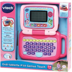Ordi-tablette P'tit Genius Touch mauve - ordinateur éducatif