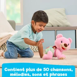 Ourson, 1,2,3 suis-moi rose