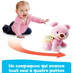 Ourson, 1,2,3 suis-moi rose