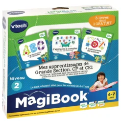 Pack 3 livres - Mes apprentissages de Grande Section, CP & CE1