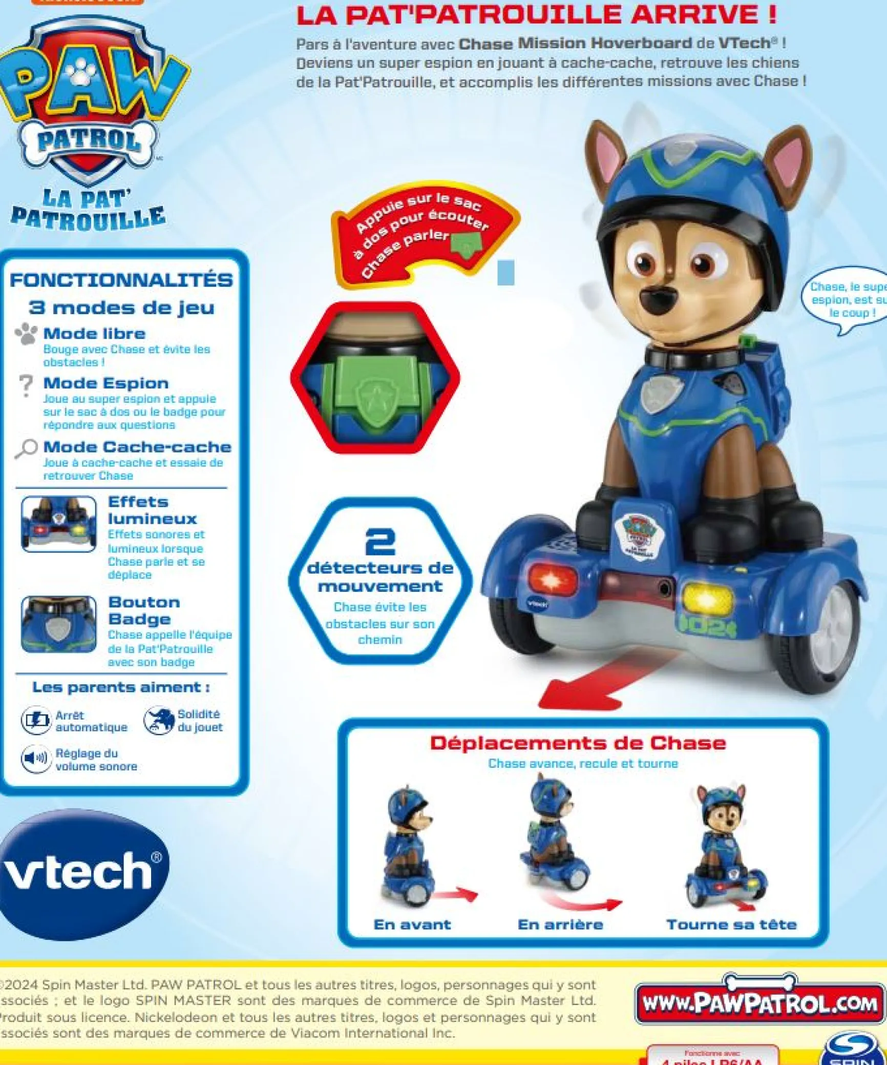 Pat Patrouille - Chase Mission Hoverboard