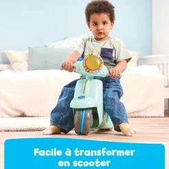 Porteur scooter interactif 3 en 1