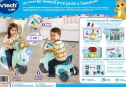 Porteur scooter interactif 3 en 1