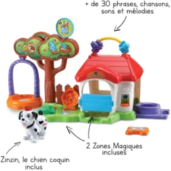 P'tite cabane à surprises (+ Zinzin, le chien coquin) - Tut Tut Animo