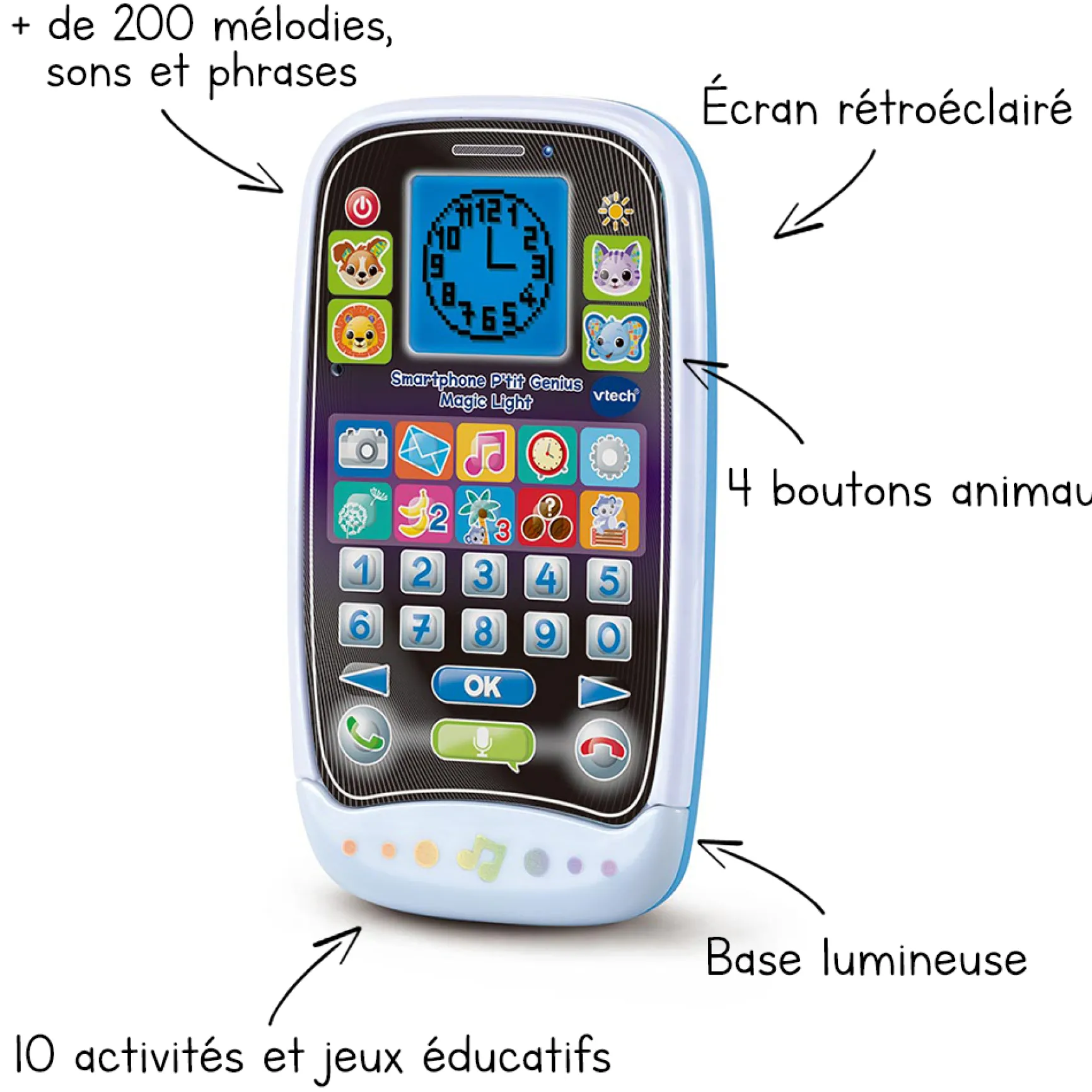 Smartphone P'tit Genius magic light