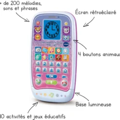 Smartphone P'tit Genius magic light rose