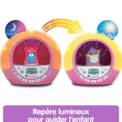 Story'Clock Ma conteuse-réveil - rose