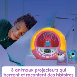 Story'Clock Ma conteuse-réveil - rose