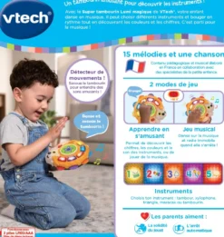 Super tambourin lumi magique