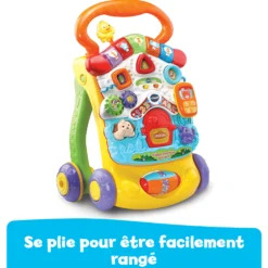 Super Trotteur parlant 2 en 1 orange