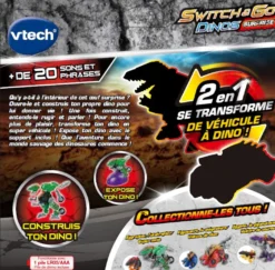 Switch & Go Dinos Surprise V2 - 6 modèles à collectionner