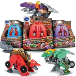 Switch & Go Dinos Surprise V2 - 6 modèles à collectionner