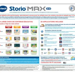 Tablette enfant STORIO MAX 2.0 5' bleue