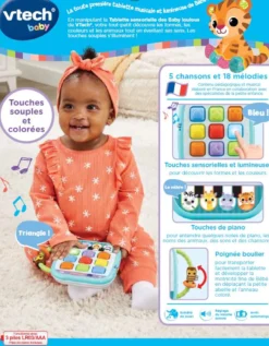 Tablette sensorielle des Baby loulous