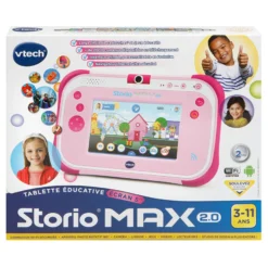 Tablette STORIO MAX 2.0 5' rose - tablette enfant multimédia