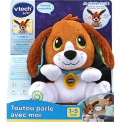 Toutou parle avec moi - chien peluche interactif