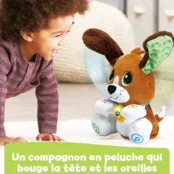 Toutou parle avec moi - chien peluche interactif