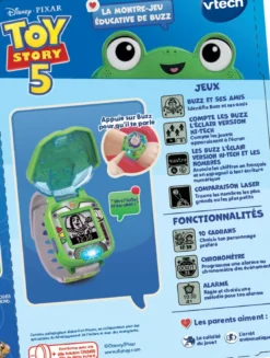 Toy Story 5 - La montre-jeu éducative de Buzz