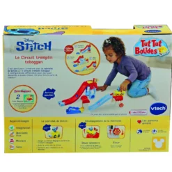 Tut Tut Bolides Stitch - Circuit tremplin toboggan