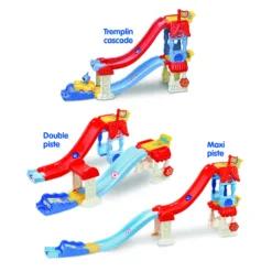 Tut Tut Bolides Stitch - Circuit tremplin toboggan