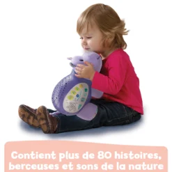 Veilleuse bébé Hippo Dodo Nuit Etoilée