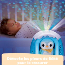 Veilleuse P'tit pingouin nuit étoilée