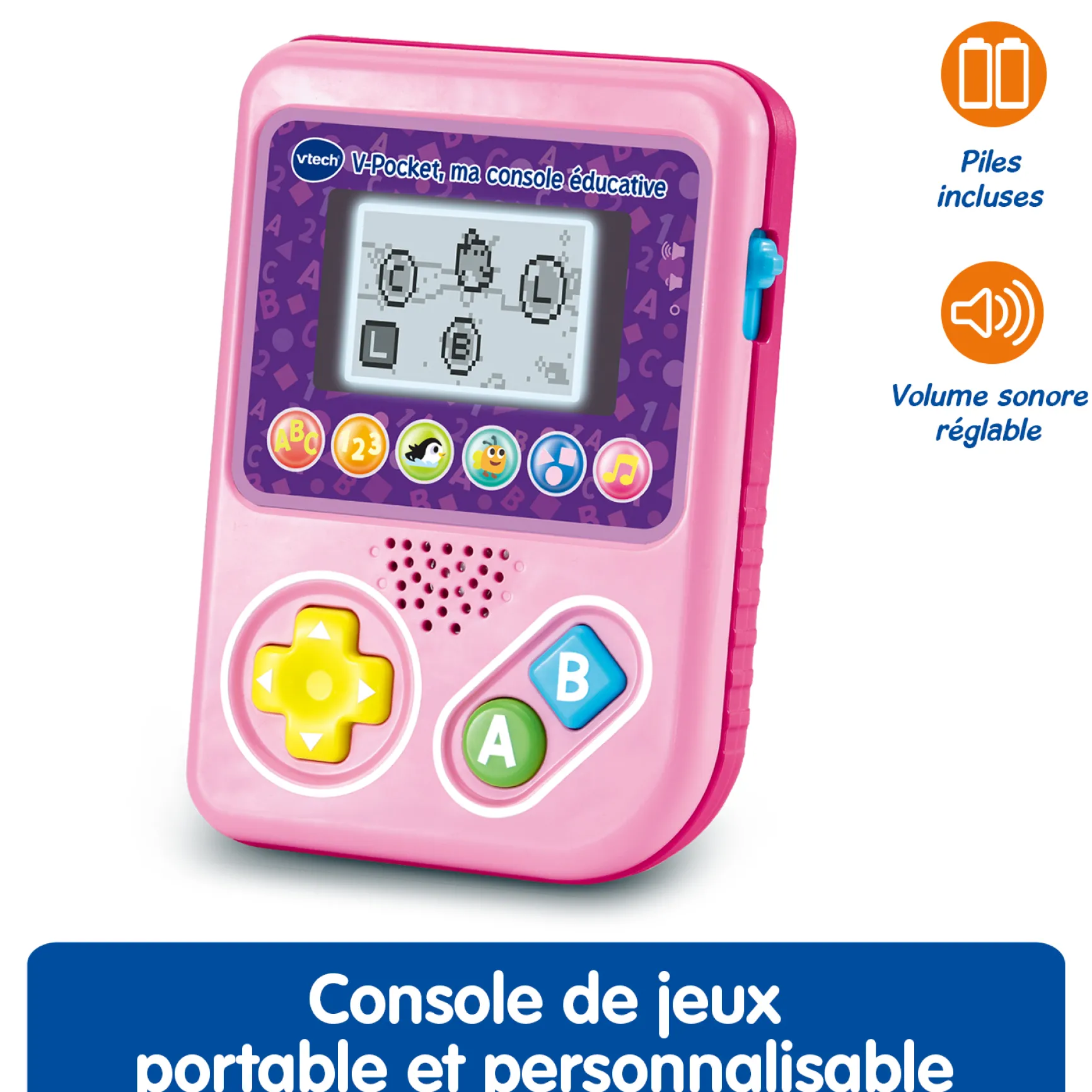 V-Pocket, ma console éducative - rose
